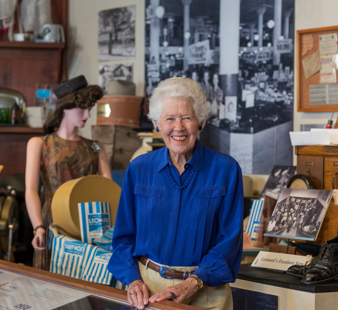 Marty Leonard at the Leonard Museum