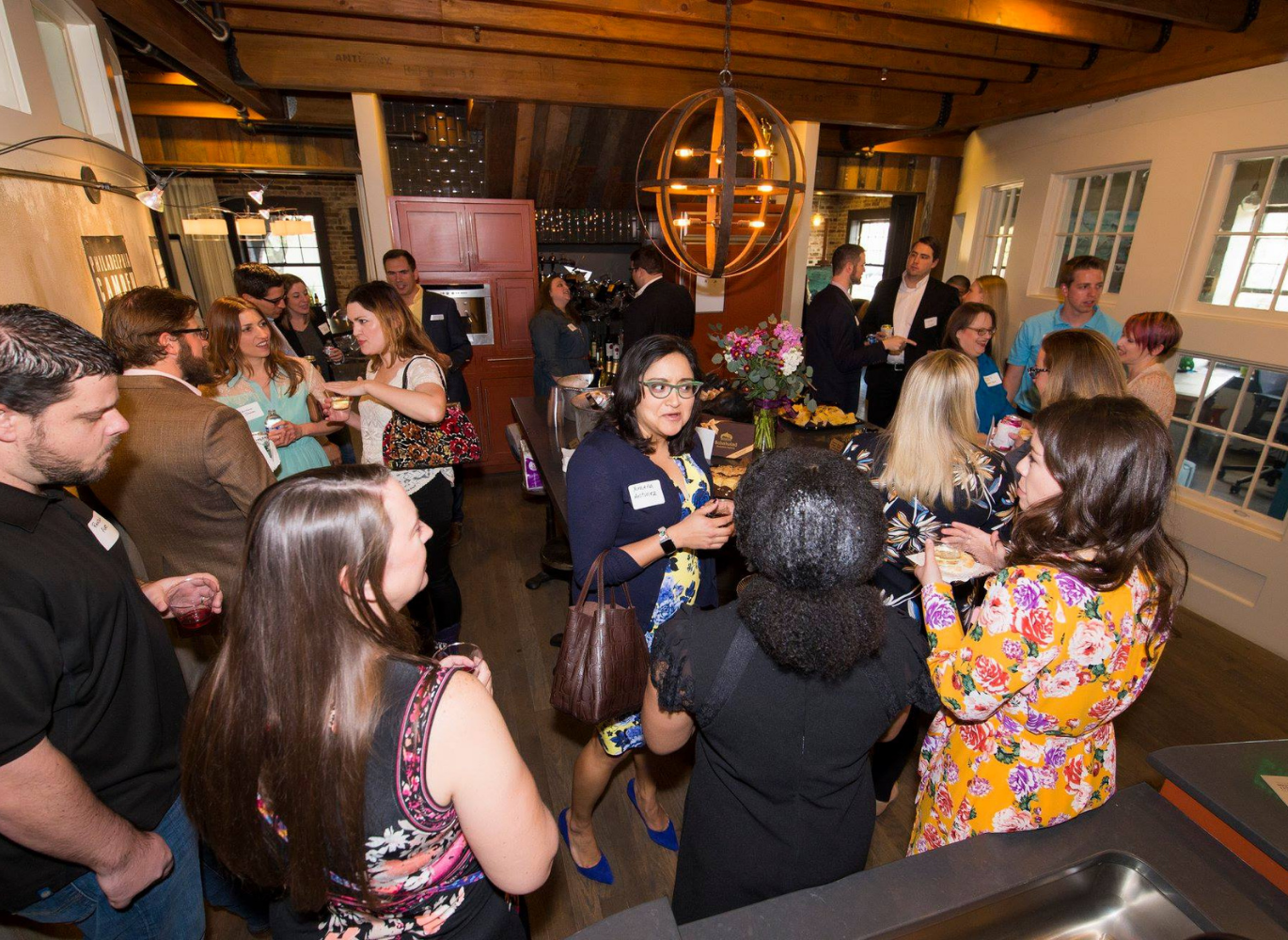 Photo of attendees from a philanthropic event.
